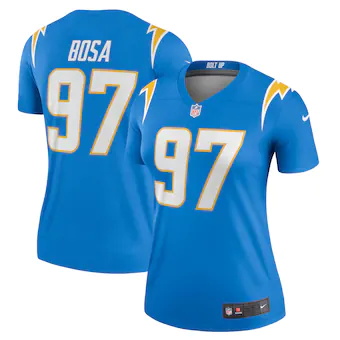 womens nike joey bosa powder blue los angeles chargers lege